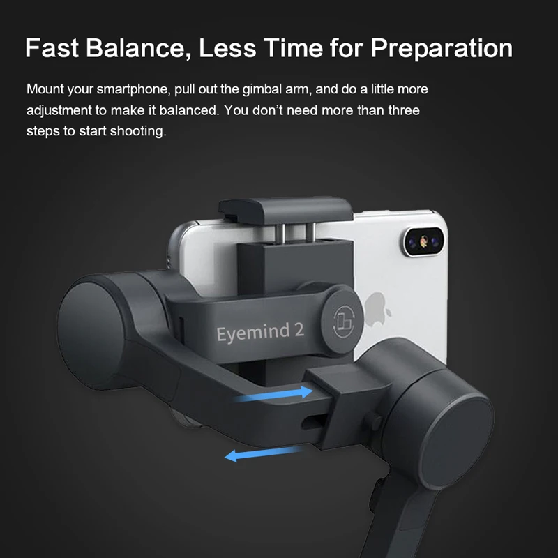 BEYONDSKY EYEMIND 2 ручные стабилизаторы смартфон стабилизатор VS Zhiyun Smooth 4/Q Модель для iPhone X 8Plus 8 7 Android