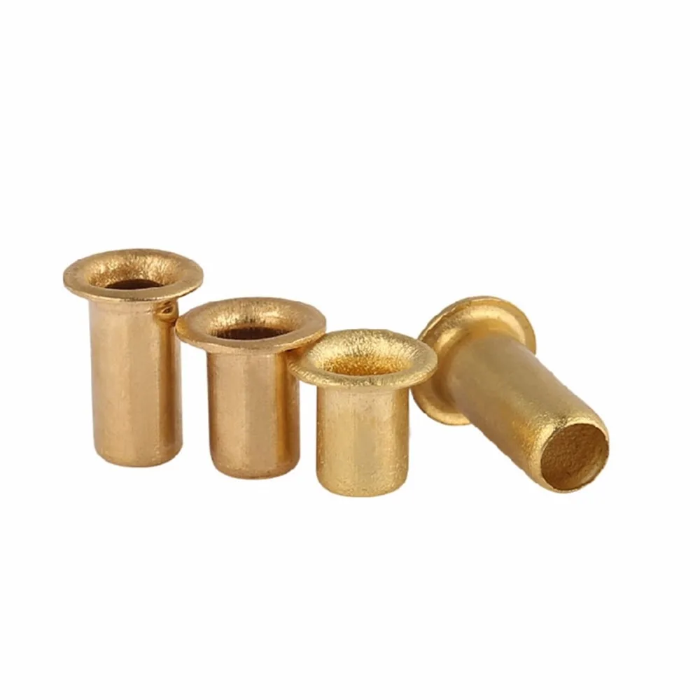 100/200 шт. латунные заклепки M5 * 4 мм|rivet hollow|eyelet rivetrivet eyelet |