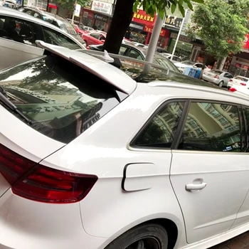 

For Audi A3 Sportback 2012-2015 ABS Spoiler Primer Color Car Tail Wing Decoration Trunk Spoilers Wings For Audi A3 Sportback
