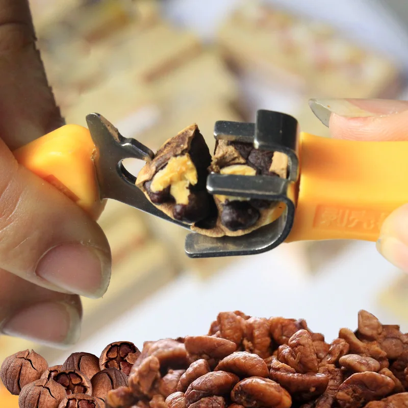 1Set Reative Multi Function Plastic+Stainless Steel Walnut Pecan Nut