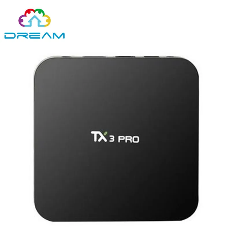 

TX3 PRO Amlogic S905X Android 6.0 TV Box Quad core 1G 8G Media Player HDMI H.265 WIFI Media Player Set Top Box