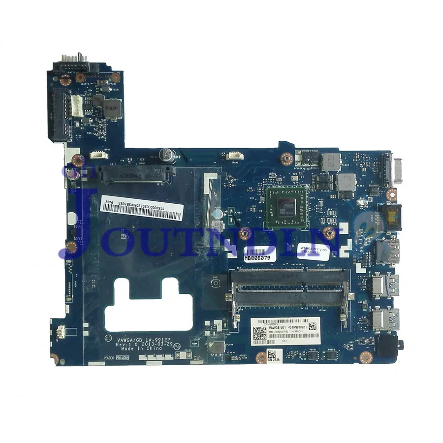 JOUTNDLN для LENOVO G505 материнская плата ноутбука 11S90003029 VAWGA GB LA-9912P DDR3 интегрированная