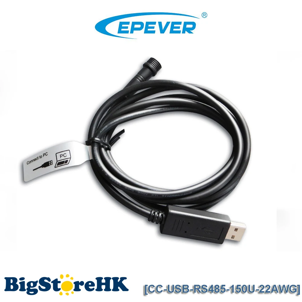 

EPever 1.5m PC communication Cable for Tracer-BPL LS-BPL Tracer-BP LS-BP series CC-USB-RS485-150U-22AWG