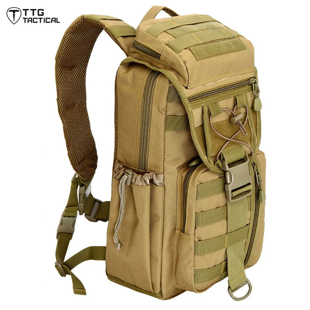 X Force MOLLE Army Cross Body Bag Durable Multi Pockets Assault