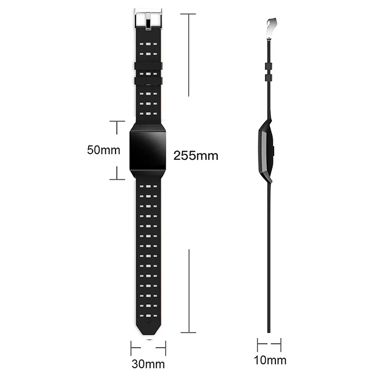 Wearpai W1C квадратные часы led сенсорный экран для сердечного ритма Мониторинг