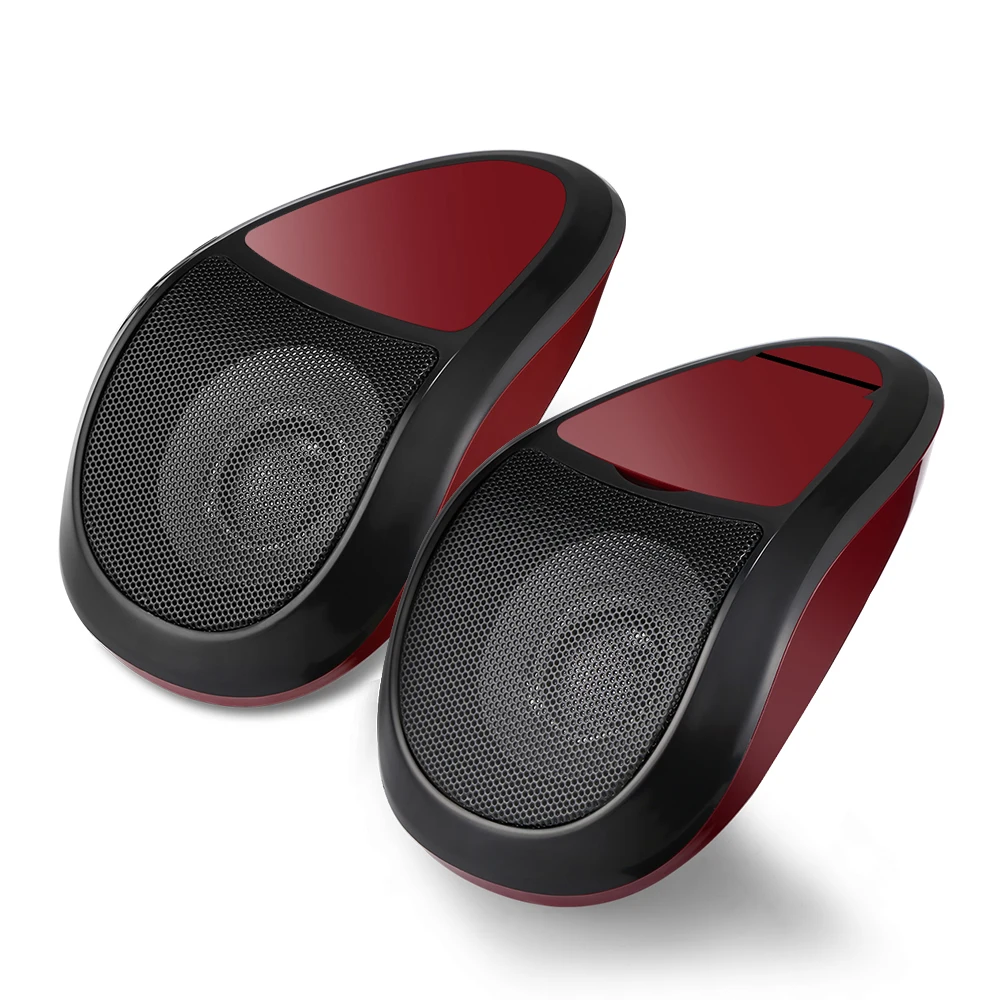 Мотоцикл Bluetooth колонки MP3 музыкальный аудио плеер Bluetooth колонки для мотоцикла водонепроницаемый стерео с fm-радио тюнер - Название цвета: Lava Red