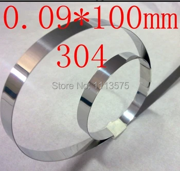 

0.09 thickness 0.09*100mm authentic 304 321 316 stainless steel col rolled bright thin foil tape strip sheet plate coil roll