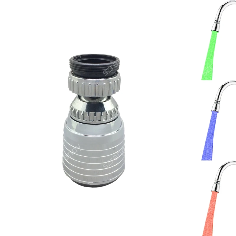 

Water Faucet Light LED Three Color Changing Water Shower Glow Tap Light Aerator Self Powered Temperature Control