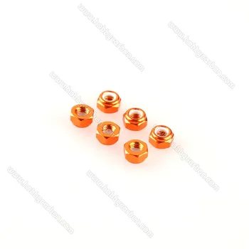

M5 CW colorful anodized Aluminum alloy hex with Nylon inserted CW self Lock Nut nylock 20pcs/lot