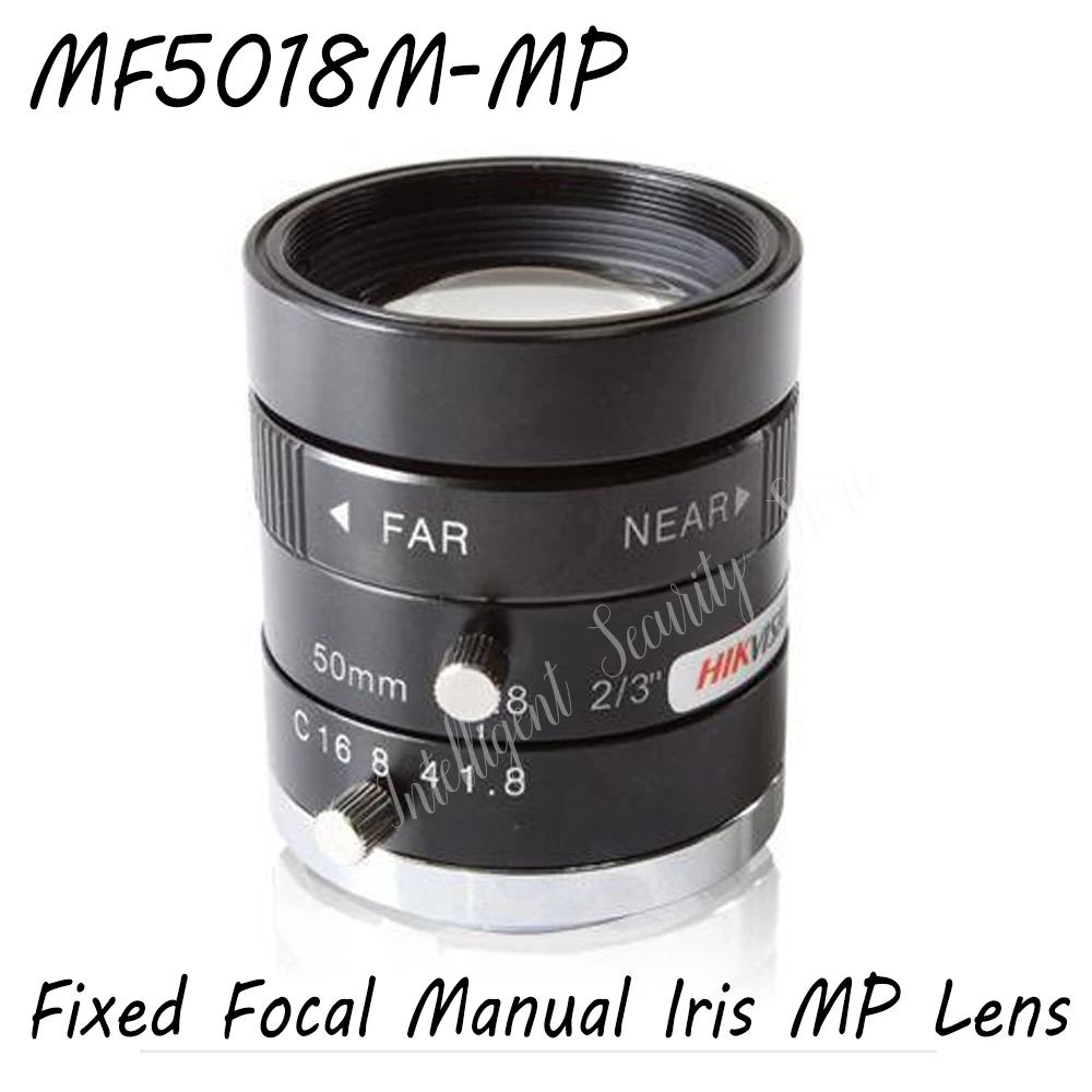 

Hikvision cctv camera lens MF5018M-MP Fixed Focal Manual Iris MP Lens 50mm