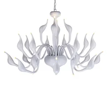 Подвесной светильник в виде лебедя, Европейский светодиодный светильник в виде лебедей, люстры в стиле АР-деко, люстра в виде лебедя, светильник ing для лофт G4, светодиодный светильник