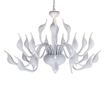 Swan Chandelier Light European LED Swan Candle Chandeliers Art Deco esign swan Chandelier Lighting for loft G4 LED Bulbs
