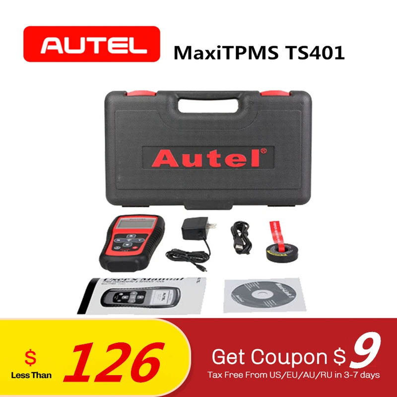 

Autel MaxiTPMS TS401 TPMS Diagnostic Service Tool Pre-selection process offer faster Activation with 315 mhz 433 mhz Mx-Sensor