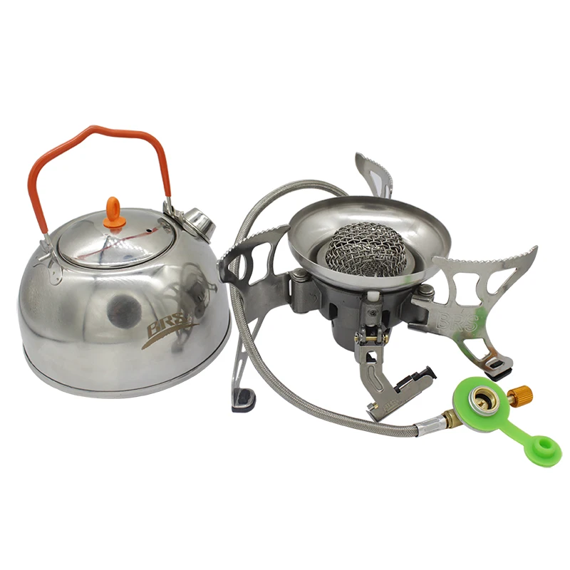 

Titanium Outdoor Camping Tea Set Stove Set Portable Bag Kung Fu Tea Set Ceramic Drinkware Camping Stove One Cooking Tea