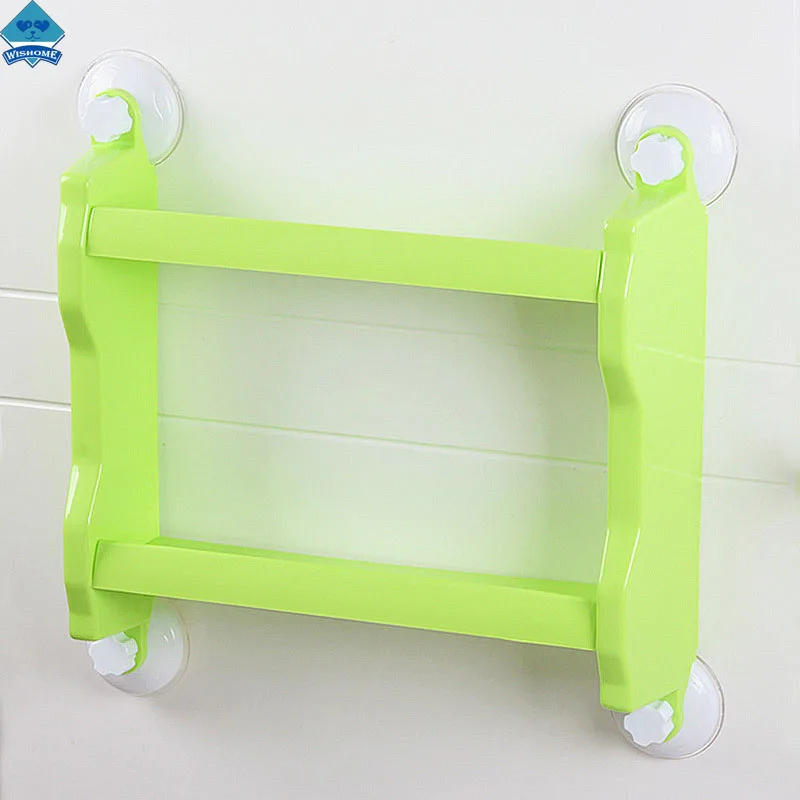 Wishome Double Layer Plastic Shelf Seamless Wall Hanging Environmental