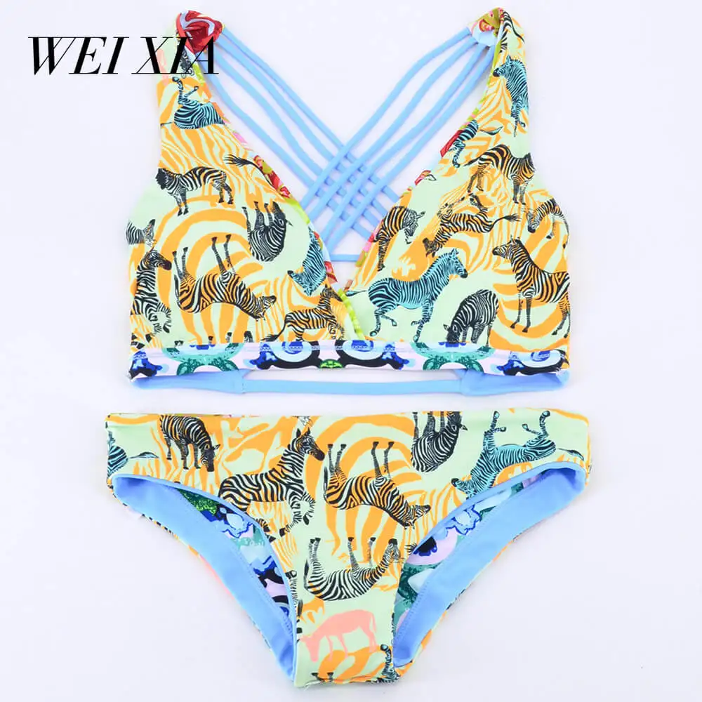 Buy Weixia 2018 Women Swimwear Bikini New Arrivl Sets Padded Lacework Pieces