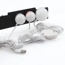 USB СВЕТОДИОДНЫЙ Портативный Ночной светильник 10 светодиодный s 5730 светодиодный светильник для чтения книг 2 Вт 5 В DC белый теплый белый