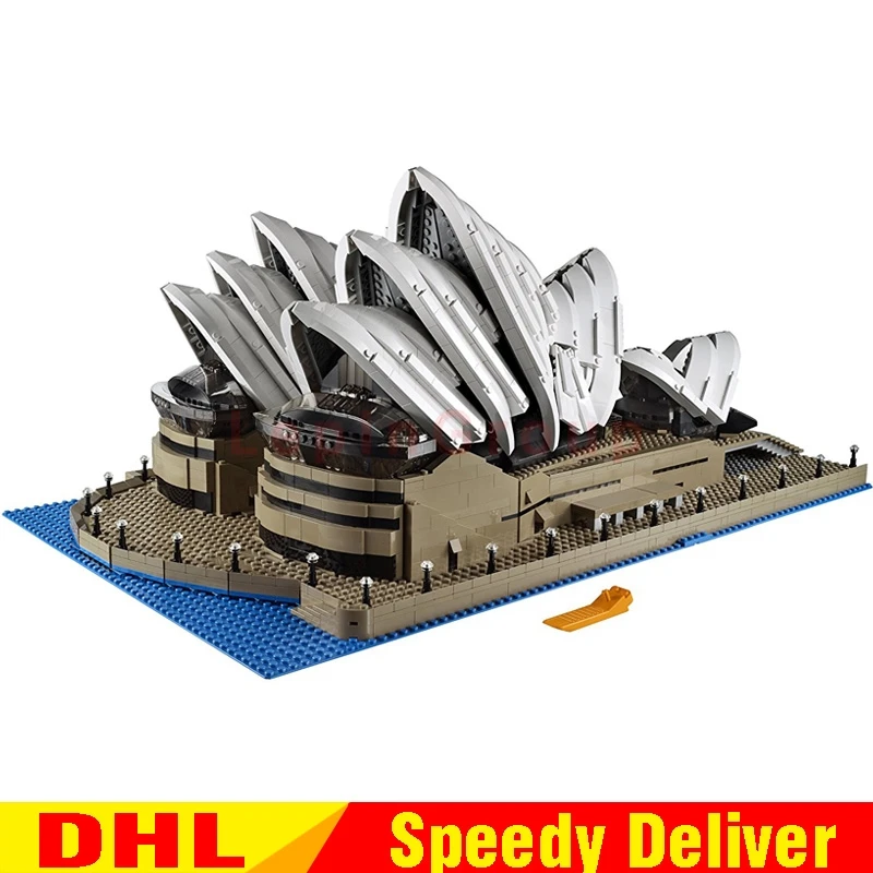 

LEPIN 17003 2989Pcs City Sydney Opera House Model Building Kits Blocks Bricks lepinings Toys Gift Clone 10234