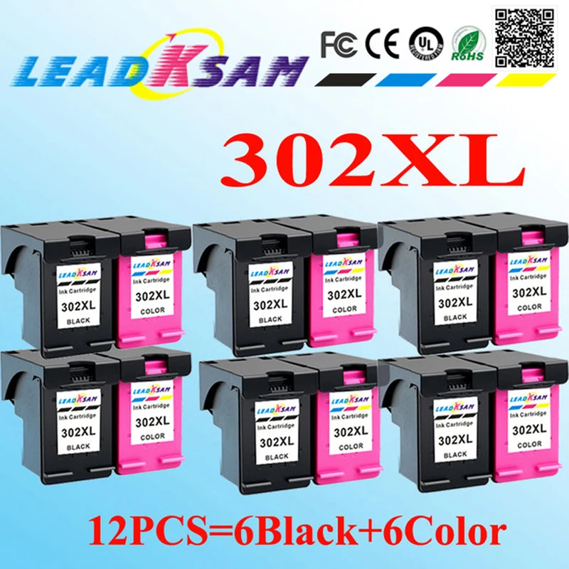 

302XL remanufactured Cartridge Replacement for HP 302 HP302 XL Ink Cartridge for Deskjet 1110 1111 1112 2130 2131 printer