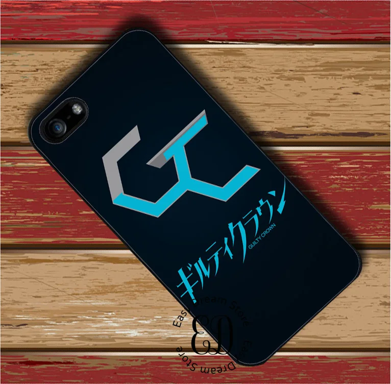 

Guilty Crown Anime logo case for iphone X XR XS Max 4s 5 5s SE 6 6s 7 8 plus Samsung S10E s10 s6 s7 s8 s9 edge plus note 5 8 9