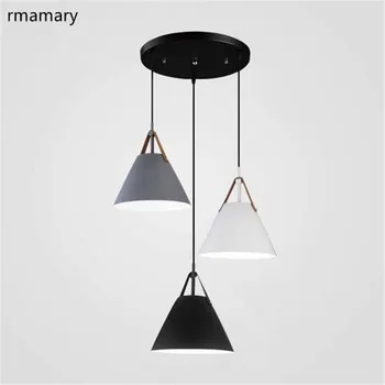 

Nordic Restaurant Pendant Lights LED Handlamp Indoor Dinning Room Lamp Home Lighting Single-Three Heads Lamparas E27 AC110-220V