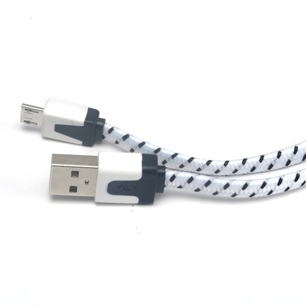 Мини V8 разъем 3 фута веревка Micro USB быстрое зарядное устройство провод зарядки синхронизации данных кабель для huawei Xiaomi Android 1 м/2 м/3 м#2