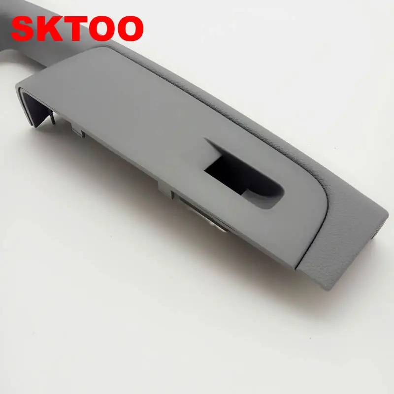 Для Skoda превосходная дверная ручка, передняя правая дверь подлокотник коробка, пассажирская сторона внутренняя ручка рамка, подъемник переключатель коробка серый