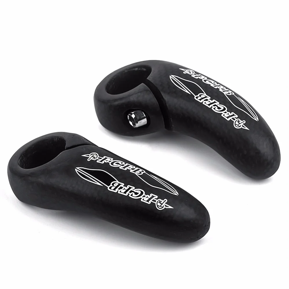 FCFB Ultra light Ergonomic Design Full Carbon Fiber MTB Bicycle Mountain Bike Handlebar Bar Ends