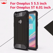 

For Oneplus 5 case Hybrid Silicone TPU + PC shockproof Armor full protector Cases for oneplus5 cover 1+5 A5000 fundas One plus 5