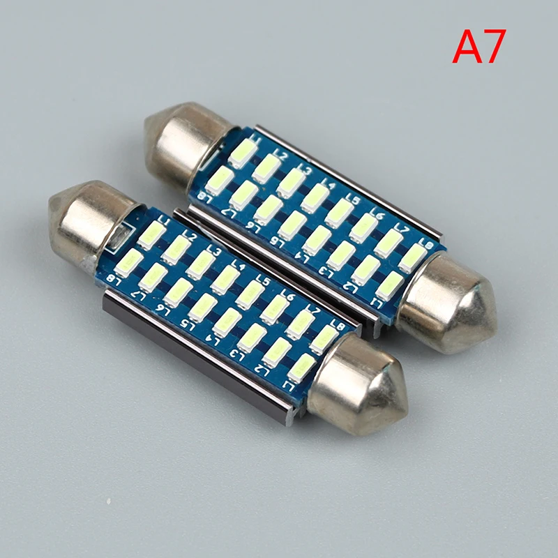 2 шт. SV8, 5 C10W C5W Led 3014 SMD 12V лампа освещения автомобиля купольная лампа 31 мм/36 мм/39 мм/42 мм Canbus Led Festoon - Испускаемый цвет: 39mm BL