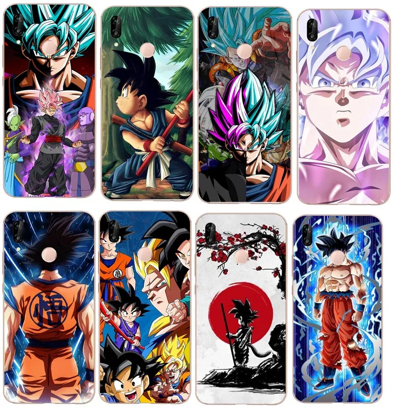 

Goku Dragon Ball serie TPU suave funda de silicona para Case For Huawei P8L P20L P20LITE P30 Mate 8 9 10
