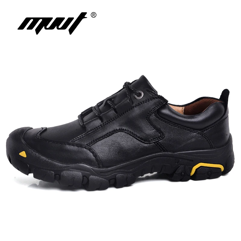 Мужские кроссовки из натуральной кожи на весну 2019|boots mountain|genuine leather hiking shoeshiking boots |