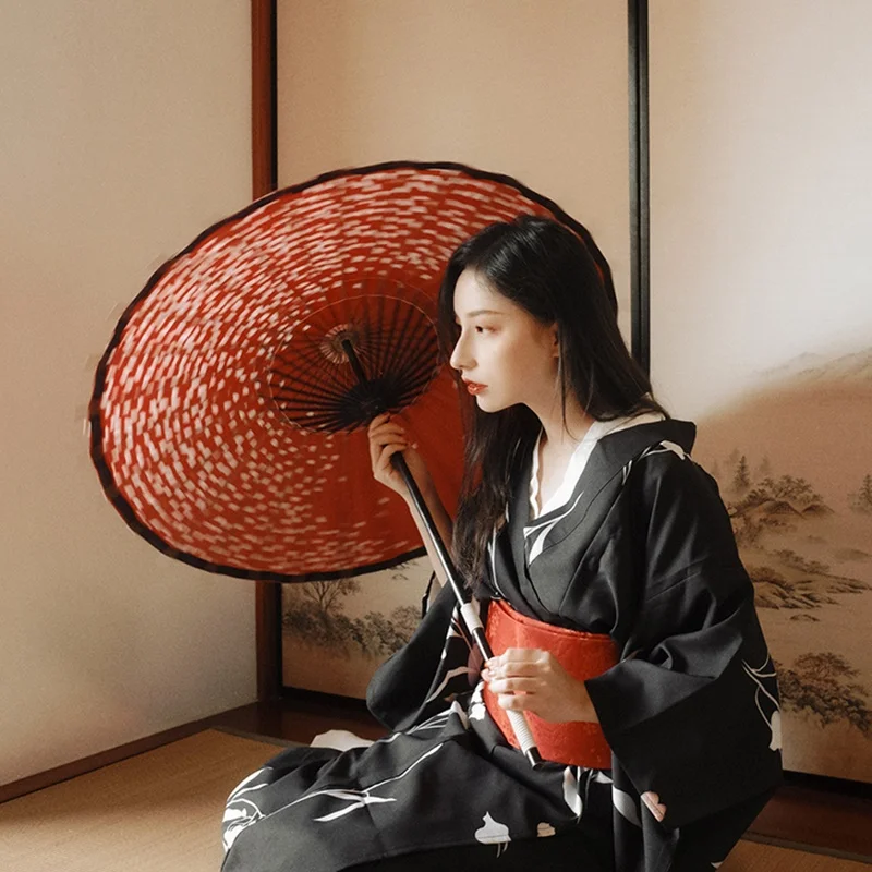 Японское традиционное кимоно юката женский костюм кимоно гейши Платье женское японское кимоно юката Obi японский косплей KK2765