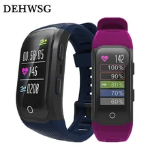 DEHWSG профессиональный спортивный смарт-браслет Bulit-in gps IP68 водонепроницаемый браслет монитор сердечного ритма сообщение чтение цветной экран