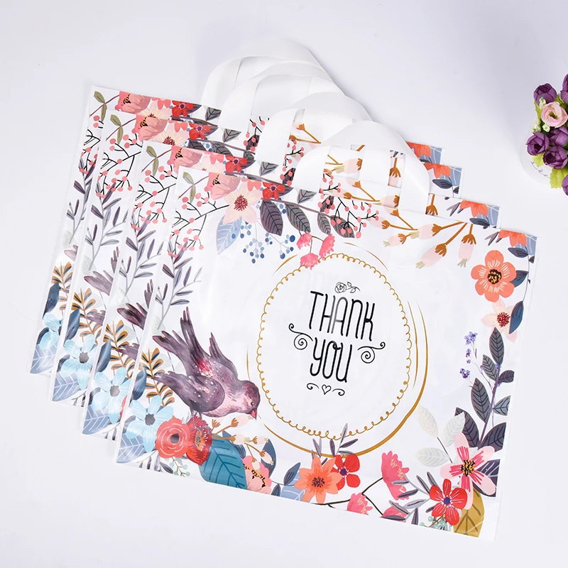 Najtaniej 3 rozmiary 300 sztuk partia logo na zamówienie duża sroka Wedding carrier torba na zakupy dobrej jakości plastikowe torby hurtownia