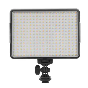 

Mini Dimmable 300 LED Video Light Lamp Studio Photo Fill-in Light 3200K-5600K Photography Lighting for Canon Nikon DSLR Camera