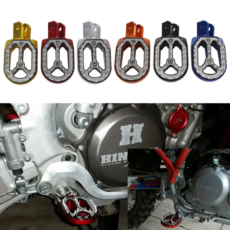 Алюминиевые Подножки для мотоцикла подставки ног Honda CRF230F CRF230L CRF 230 L F 230F 06 07 08 09 14