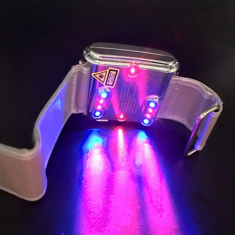 

High Blood Pressure Lower Pressure Cold Laser Therapy Medical Wrist Watch Reduce Blood Sugar Cleaning Blood Diabetes Laser Watch