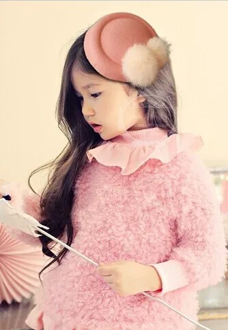 Кроличьи уши шляпа для маленьких девочек заколка для волос стильные аксессуары для детей Подарки заколка для волос украшения заколки головные украшения