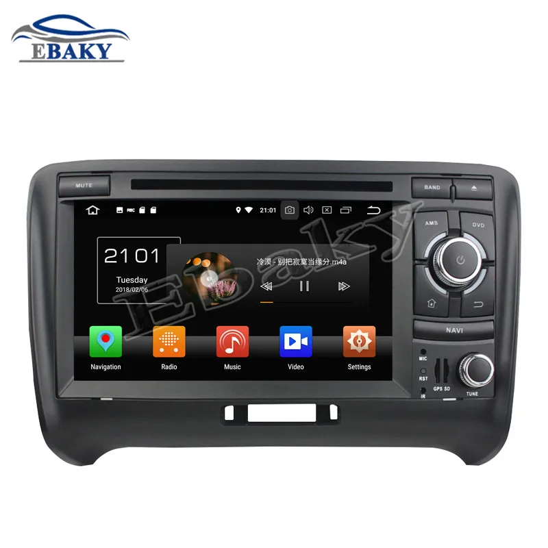 Sale 2din 7inch 4GB RAM 32/64GB ROM Octa Core Android 9.0 Car DVD Radio for Audi TT 2006 2007 2008 2009 2010 2011 2012 2013 GPS 4