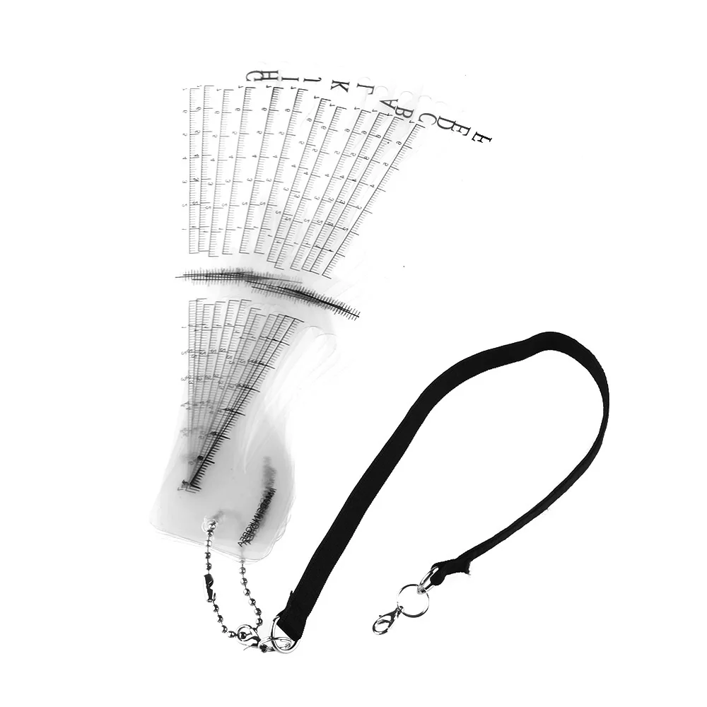 hot 12pcs eyebrow shaper makeup template eyebrow grooming