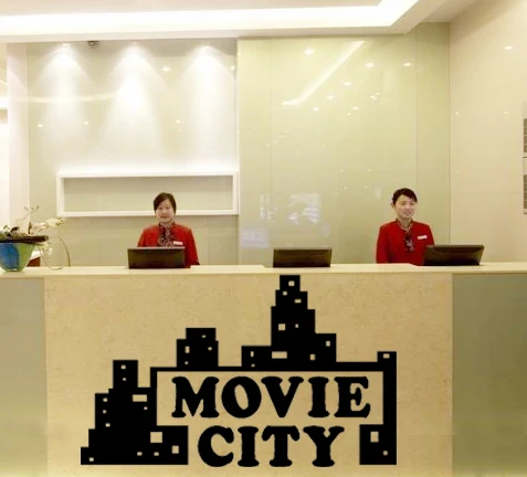 2015 New Arrival Cinema Movie Theater Decoration Movie City Sign