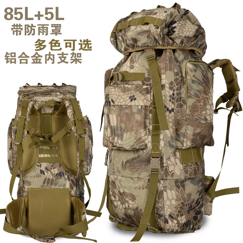 80L Mountaineering Bag Outdoor Backpack 90L High-capacity / \