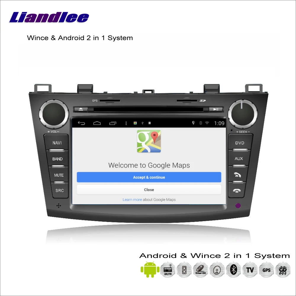 Top Liandlee Car Android Multimedia Stereo For Mazda 3 / VX-1 2010~2013 Radio CD DVD Player GPS Nav Navi Map Navigation Audio Video 1