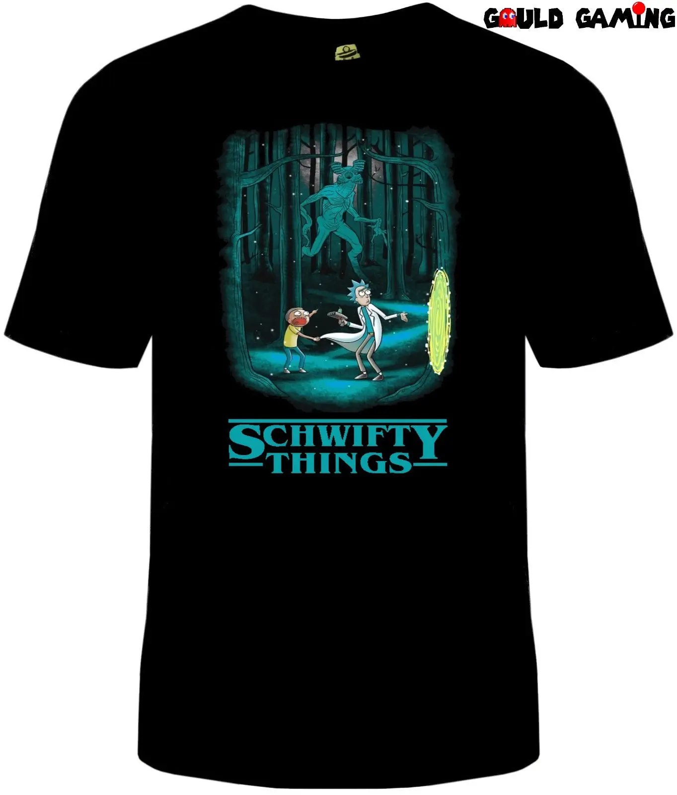 Rick and Morty Portal Stranger Things T-Shirt Unisex Cotton TV Sizes New Free shipping Harajuku Tops t shirt Fashion Classic | Мужская