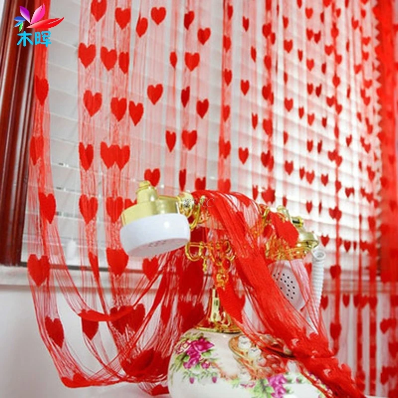 

New 200cm x 100cm Silk String Curtain blinds Window Door Divider Sheer Curtains Valance Window kitchen curtains Jun8_25