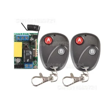 

AC220V 1CH LED SMD Lamp Power ON OFF RF wireless switch Receiver&Transmitter 10A Momentary Toggle Add controller freely