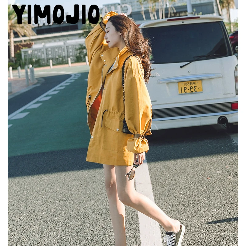 Trench coat Long Trench Spring coat women Casual Slim Trench coat for women Elegant Outside X-long Skirt coat Streetwear Youngth