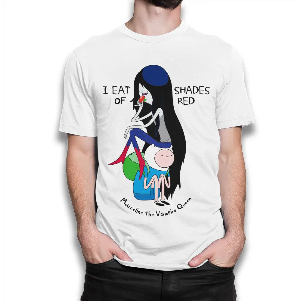 

Adventure Time T-shirt, Marceline and Finn Tee, Men's Women's All Sizes Cartoon t shirt men Unisex New Fashion tshirt