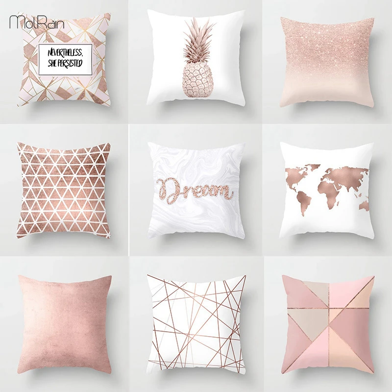 

Norbic Home Decorative Pillow Case Geometric Grid Triangular Cushion Cover Polyester Throw Pillows Car Sofa Cushions Cover Decor
